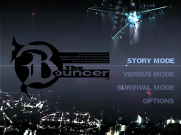 The Bouncer screen shot title